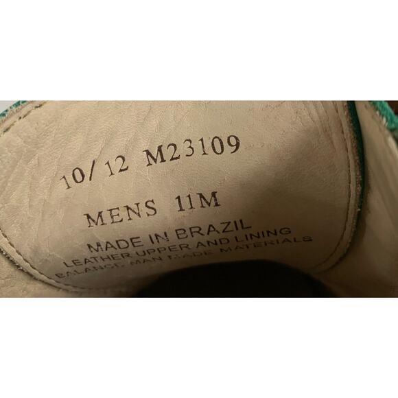 1901 Men\'s Saddle Oxford Lace Up Leather Shoes Size 11 main image 6